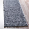 Pebble Gray 2' 7 x 13' 1 Soft Solid Shag Runner Area Rug Thick Soft Touch Fluffy & Plush Shaggy Pile