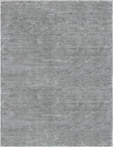 Cloud Gray 9' 10 x 13' 1 Soft Solid Shag Rectangle Area Rug Thick Soft Touch Fluffy & Plush Shaggy Pile