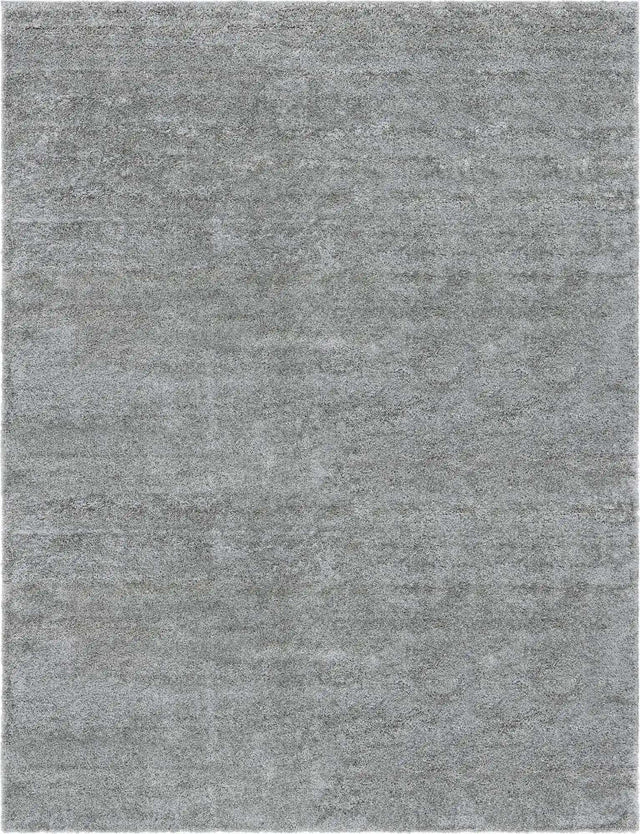 Cloud Gray 9' 10 x 13' 1 Soft Solid Shag Rectangle Area Rug Thick Soft Touch Fluffy & Plush Shaggy Pile