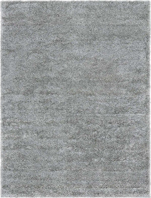 Cloud Gray 9' x 12' 2 Soft Solid Shag Rectangle Area Rug Thick Soft Touch Fluffy & Plush Shaggy Pile