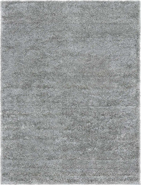 Cloud Gray 9' x 12' 2 Soft Solid Shag Rectangle Area Rug Thick Soft Touch Fluffy & Plush Shaggy Pile
