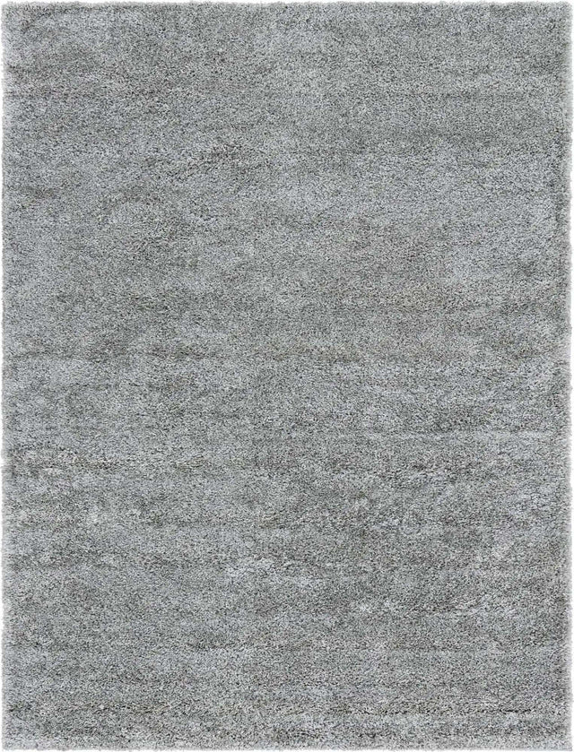 Cloud Gray 9' x 12' 2 Soft Solid Shag Rectangle Area Rug Thick Soft Touch Fluffy & Plush Shaggy Pile