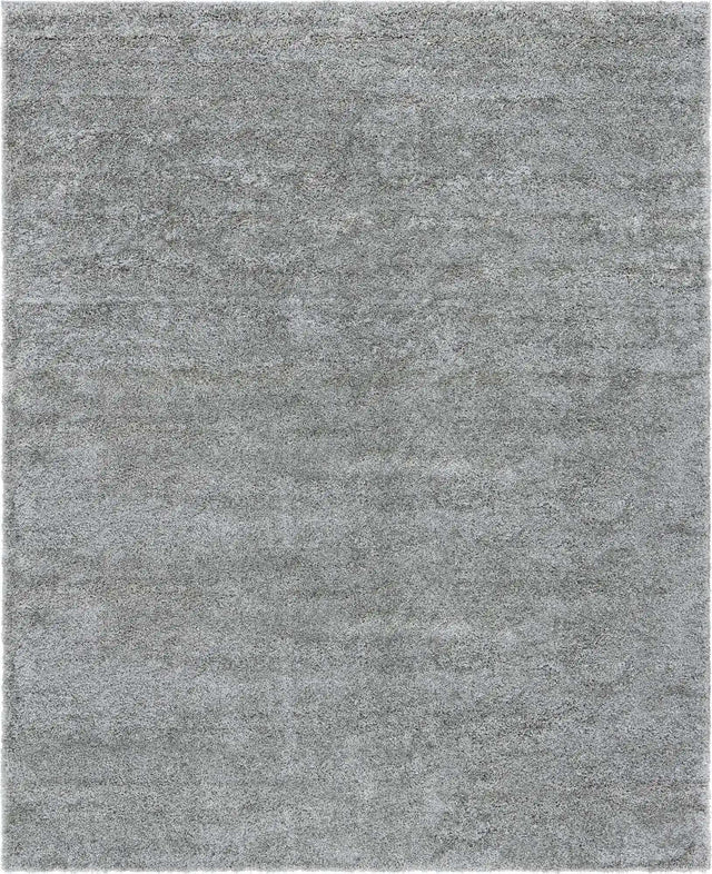 Cloud Gray 8' x 10' Soft Solid Shag Rectangle Area Rug Thick Soft Touch Fluffy & Plush Shaggy Pile