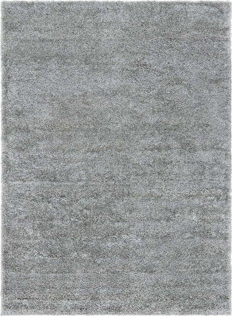 Cloud Gray 7' 1 x 10' Soft Solid Shag Rectangle Area Rug Thick Soft Touch Fluffy & Plush Shaggy Pile