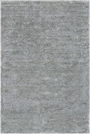 Cloud Gray 6' 1 x 9' Soft Solid Shag Rectangle Area Rug Thick Soft Touch Fluffy & Plush Shaggy Pile