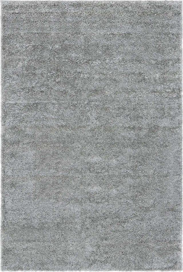 Cloud Gray 6' 1 x 9' Soft Solid Shag Rectangle Area Rug Thick Soft Touch Fluffy & Plush Shaggy Pile
