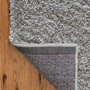 Cloud Gray 3' 3 x 5' 3 Soft Solid Shag Rectangle Area Rug Thick Soft Touch Fluffy & Plush Shaggy Pile