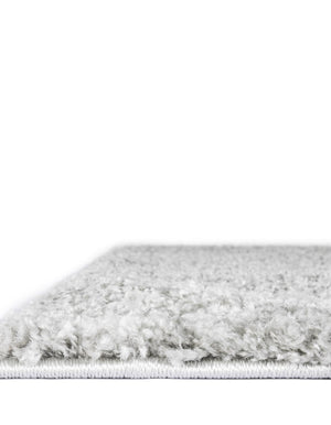 Cloud Gray 3' 3 x 5' 3 Soft Solid Shag Rectangle Area Rug Thick Soft Touch Fluffy & Plush Shaggy Pile