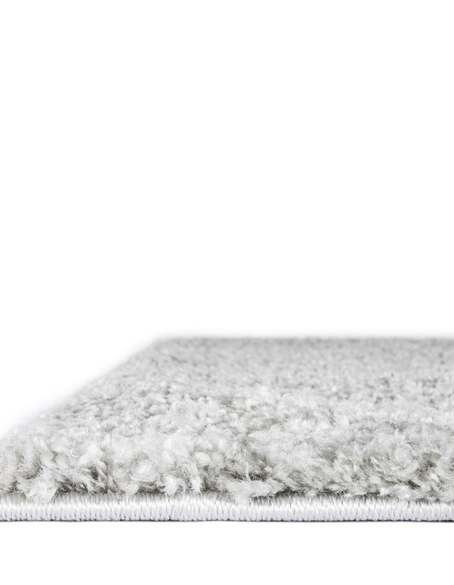 Cloud Gray 3' 3 x 5' 3 Soft Solid Shag Rectangle Area Rug Thick Soft Touch Fluffy & Plush Shaggy Pile