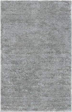 Cloud Gray 5' 1 x 8' Soft Solid Shag Rectangle Area Rug Thick Soft Touch Fluffy & Plush Shaggy Pile