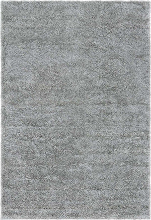 Cloud Gray 4' 1 x 6' 1 Soft Solid Shag Rectangle Area Rug Thick Soft Touch Fluffy & Plush Shaggy Pile