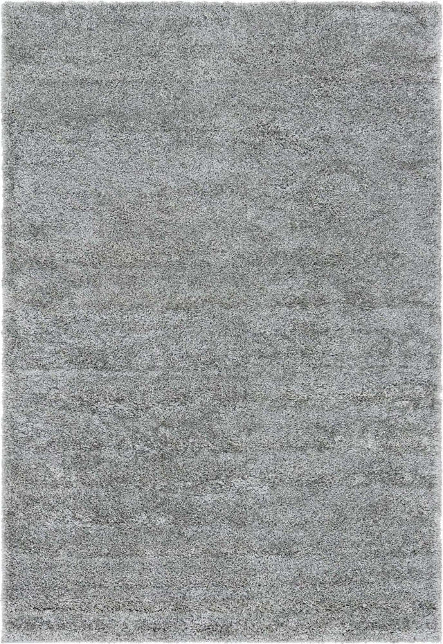 Cloud Gray 4' 1 x 6' 1 Soft Solid Shag Rectangle Area Rug Thick Soft Touch Fluffy & Plush Shaggy Pile