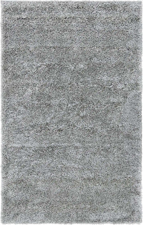 Cloud Gray 3' 3 x 5' 3 Soft Solid Shag Rectangle Area Rug Thick Soft Touch Fluffy & Plush Shaggy Pile