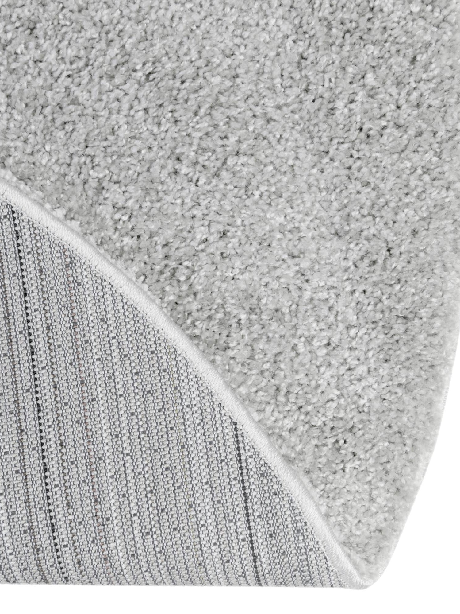 Cloud Gray 5' 1 x 5' 1 Soft Solid Shag Round Area Rug Thick Soft Touch Fluffy & Plush Shaggy Pile 100% Polypropylene Minimalist Carpet for Modern Home Interiors for Sale at Rug Engine