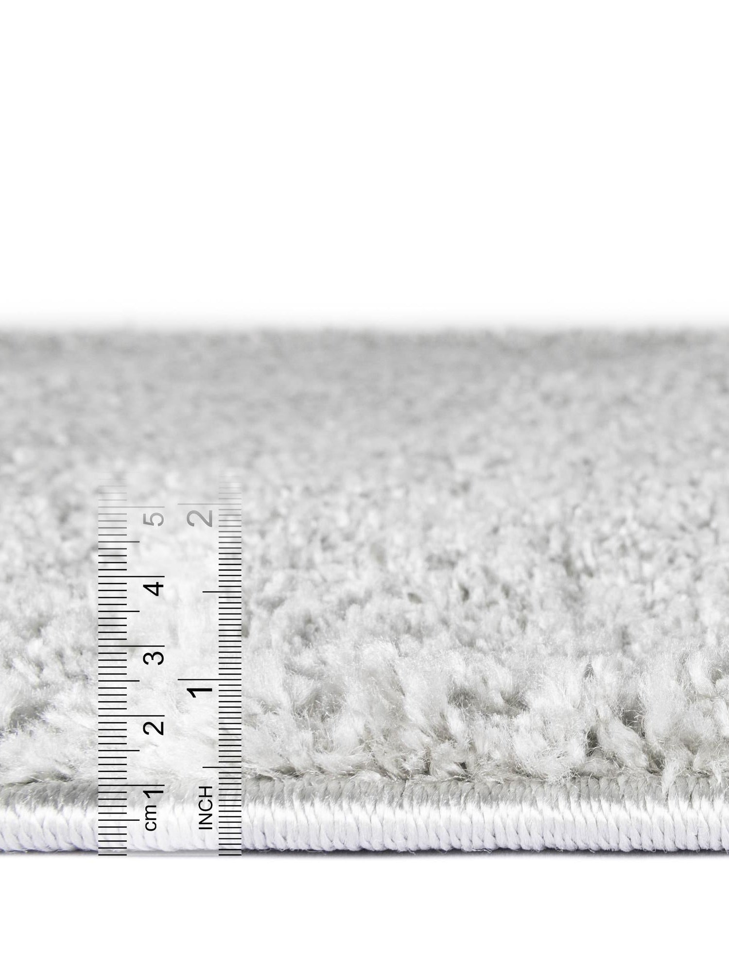 Cloud Gray 2' 7 x 10' Soft Solid Shag Runner Area Rug Thick Soft Touch Fluffy & Plush Shaggy Pile 100% Polypropylene Minimalist Carpet for Modern Home Interiors for Sale at Rug Engine