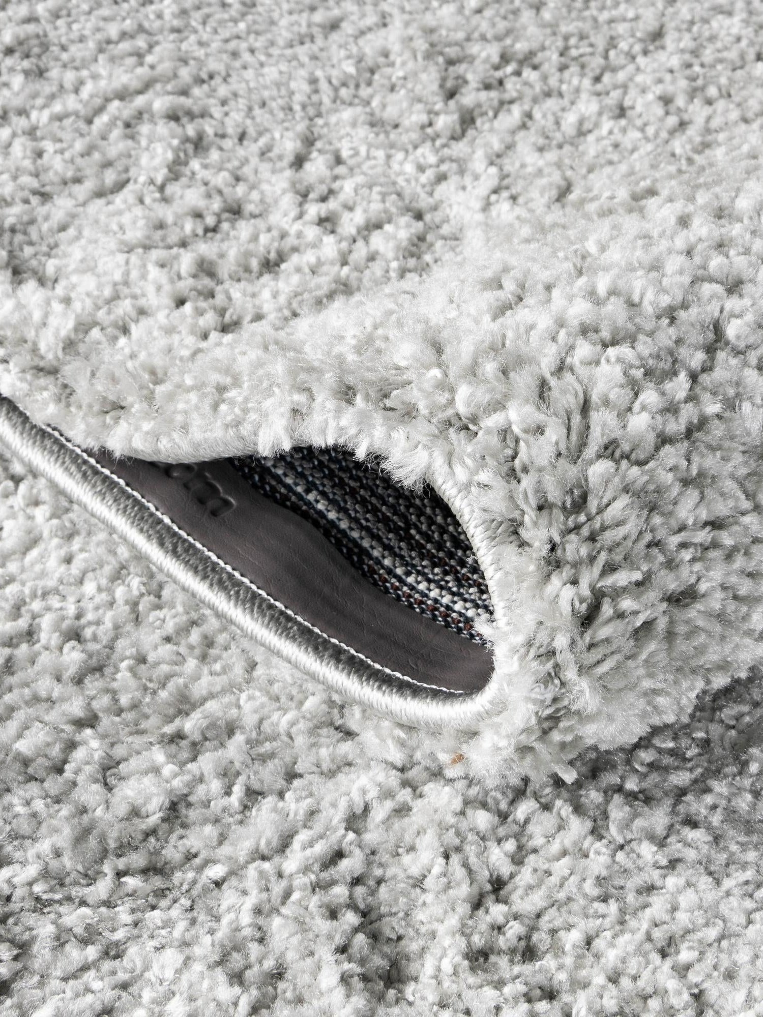 Cloud Gray 2' 7 x 10' Soft Solid Shag Runner Area Rug Thick Soft Touch Fluffy & Plush Shaggy Pile 100% Polypropylene Minimalist Carpet for Modern Home Interiors for Sale at Rug Engine