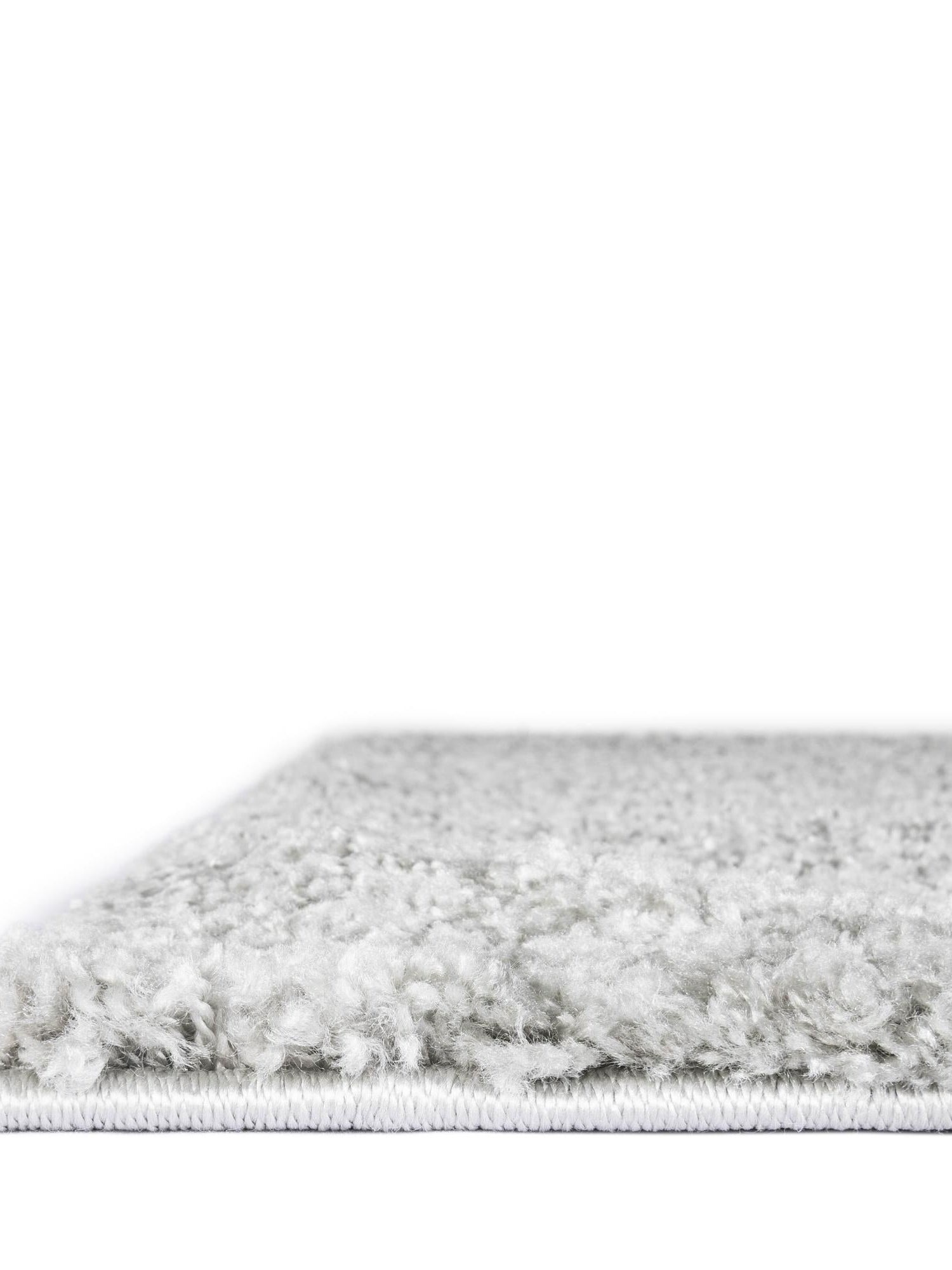 Cloud Gray 2' 7 x 10' Soft Solid Shag Runner Area Rug Thick Soft Touch Fluffy & Plush Shaggy Pile 100% Polypropylene Minimalist Carpet for Modern Home Interiors for Sale at Rug Engine