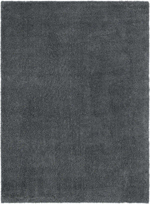 Smoke Gray 8' x 11' Soft Solid Shag Rectangle Area Rug Thick Soft Touch Fluffy & Plush Shaggy Pile