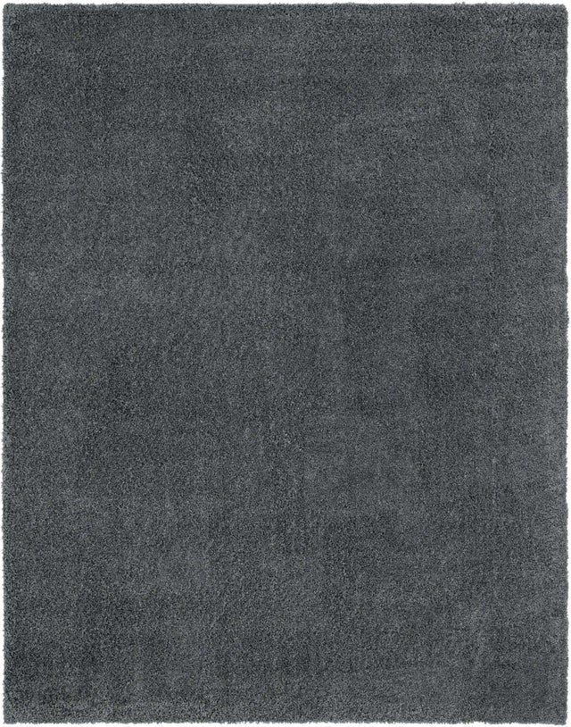 Smoke Gray 8' x 10' Soft Solid Shag Rectangle Area Rug Thick Soft Touch Fluffy & Plush Shaggy Pile