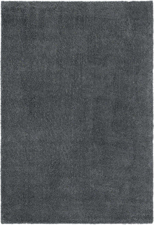 Smoke Gray 6' 1 x 9' Soft Solid Shag Rectangle Area Rug Thick Soft Touch Fluffy & Plush Shaggy Pile