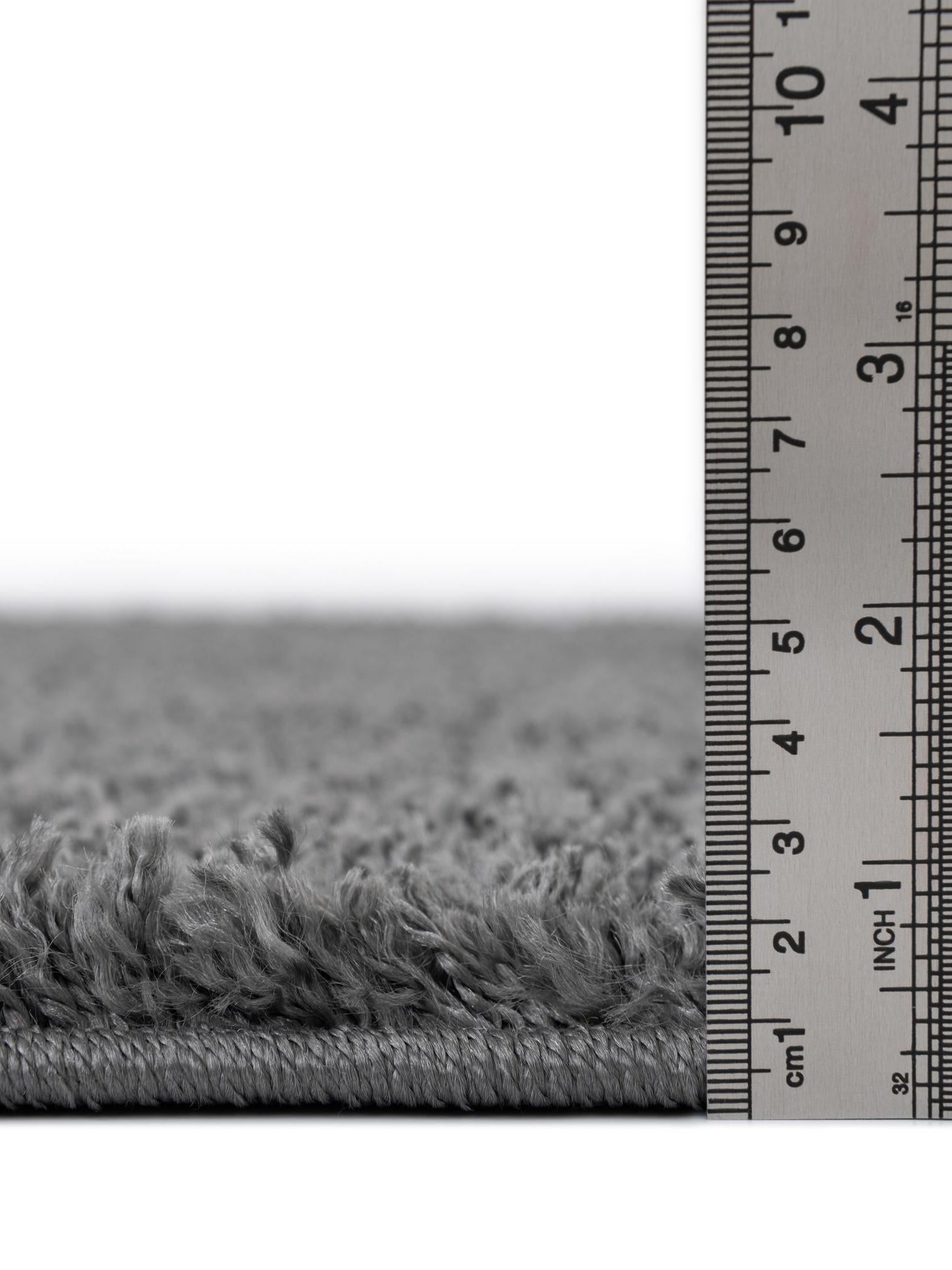 Smoke Gray 3' 3 x 5' 3 Soft Solid Shag Rectangle Area Rug Thick Soft Touch Fluffy & Plush Shaggy Pile 100% Polypropylene Minimalist Carpet for Modern Home Interiors for Sale at Rug Engine