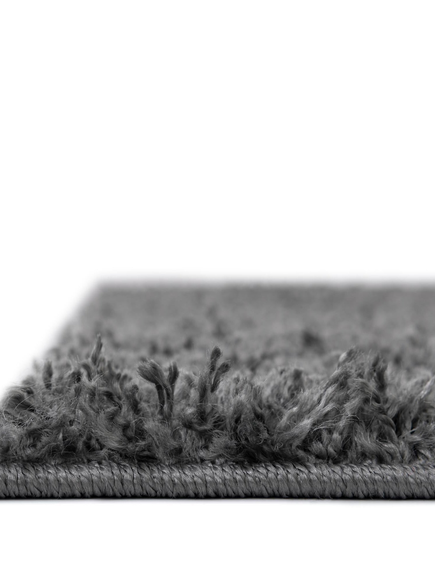 Smoke Gray 2' x 2' 11 Soft Solid Shag Rectangle Area Rug Thick Soft Touch Fluffy & Plush Shaggy Pile 100% Polypropylene Minimalist Carpet for Modern Home Interiors for Sale at Rug Engine