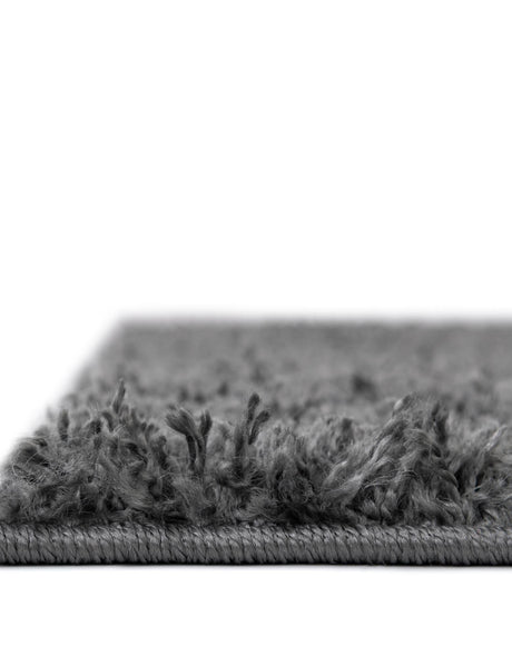 Smoke Gray 2' x 2' 11 Soft Solid Shag Rectangle Area Rug Thick Soft Touch Fluffy & Plush Shaggy Pile 100% Polypropylene Minimalist Carpet for Modern Home Interiors for Sale at Rug Engine