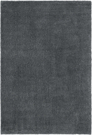 Smoke Gray 4' x 6' Soft Solid Shag Rectangle Area Rug Thick Soft Touch Fluffy & Plush Shaggy Pile
