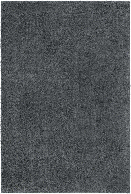 Smoke Gray 4' x 6' Soft Solid Shag Rectangle Area Rug Thick Soft Touch Fluffy & Plush Shaggy Pile