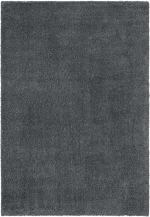 Smoke Gray 2' x 2' 11 Soft Solid Shag Rectangle Area Rug Thick Soft Touch Fluffy & Plush Shaggy Pile