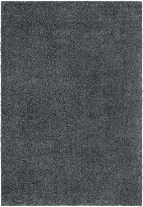 Smoke Gray 2' x 2' 11 Soft Solid Shag Rectangle Area Rug Thick Soft Touch Fluffy & Plush Shaggy Pile