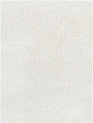 White 9' 10 x 13' 1 Soft Solid Shag Rectangle Area Rug Thick Soft Touch Fluffy & Plush Shaggy Pile