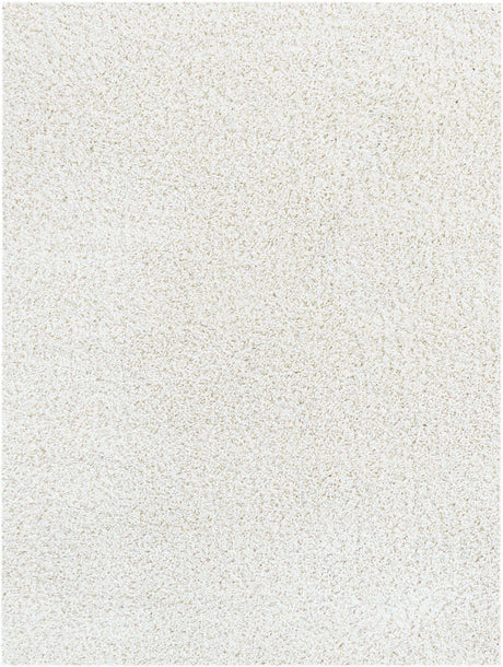 White 9' 10 x 13' 1 Soft Solid Shag Rectangle Area Rug Thick Soft Touch Fluffy & Plush Shaggy Pile