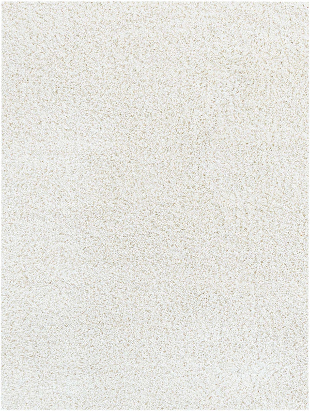 White 9' 10 x 13' 1 Soft Solid Shag Rectangle Area Rug Thick Soft Touch Fluffy & Plush Shaggy Pile