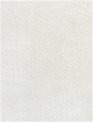 White 9' x 12' 2 Soft Solid Shag Rectangle Area Rug Thick Soft Touch Fluffy & Plush Shaggy Pile
