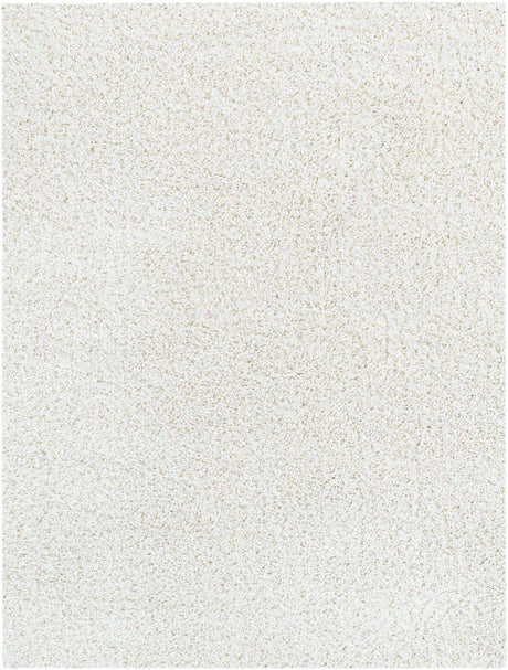 White 9' x 12' 2 Soft Solid Shag Rectangle Area Rug Thick Soft Touch Fluffy & Plush Shaggy Pile