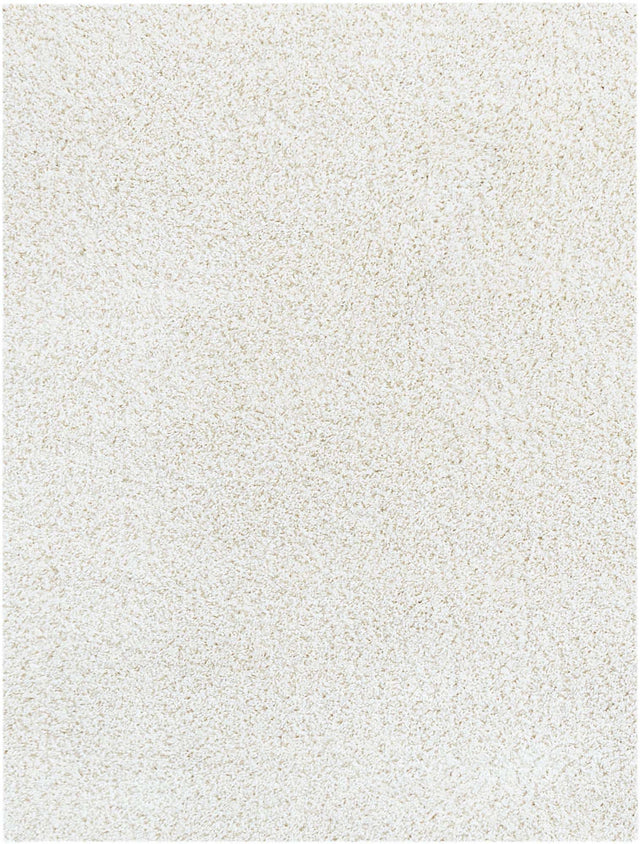 White 9' x 12' 2 Soft Solid Shag Rectangle Area Rug Thick Soft Touch Fluffy & Plush Shaggy Pile