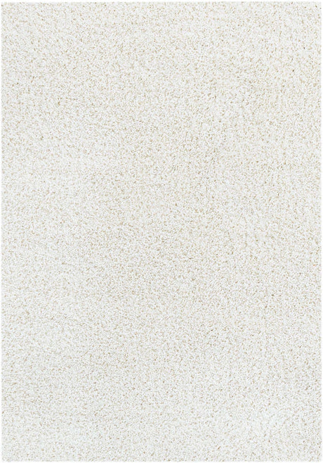 White 7' 1 x 10' Soft Solid Shag Rectangle Area Rug Thick Soft Touch Fluffy & Plush Shaggy Pile