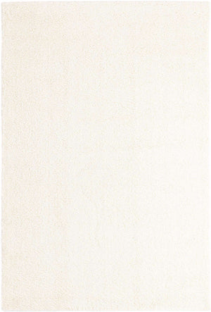 White 6' 1 x 9' Soft Solid Shag Rectangle Area Rug Thick Soft Touch Fluffy & Plush Shaggy Pile