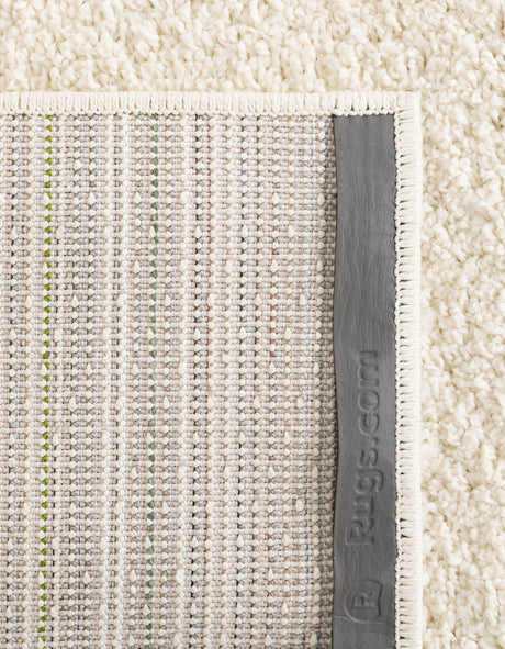 White 7' 1 x 10' Soft Solid Shag Rectangle Area Rug Thick Soft Touch Fluffy & Plush Shaggy Pile 100% Polypropylene Minimalist Carpet for Modern Home Interiors for Sale at Rug Engine