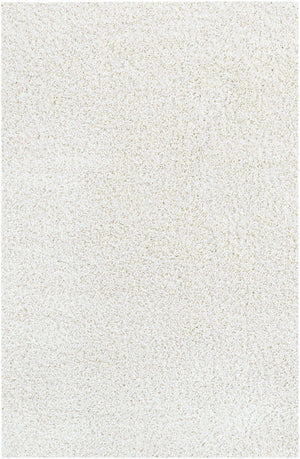 White 5' 1 x 8' Soft Solid Shag Rectangle Area Rug Thick Soft Touch Fluffy & Plush Shaggy Pile