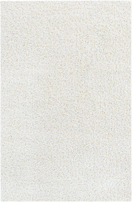White 5' 1 x 8' Soft Solid Shag Rectangle Area Rug Thick Soft Touch Fluffy & Plush Shaggy Pile