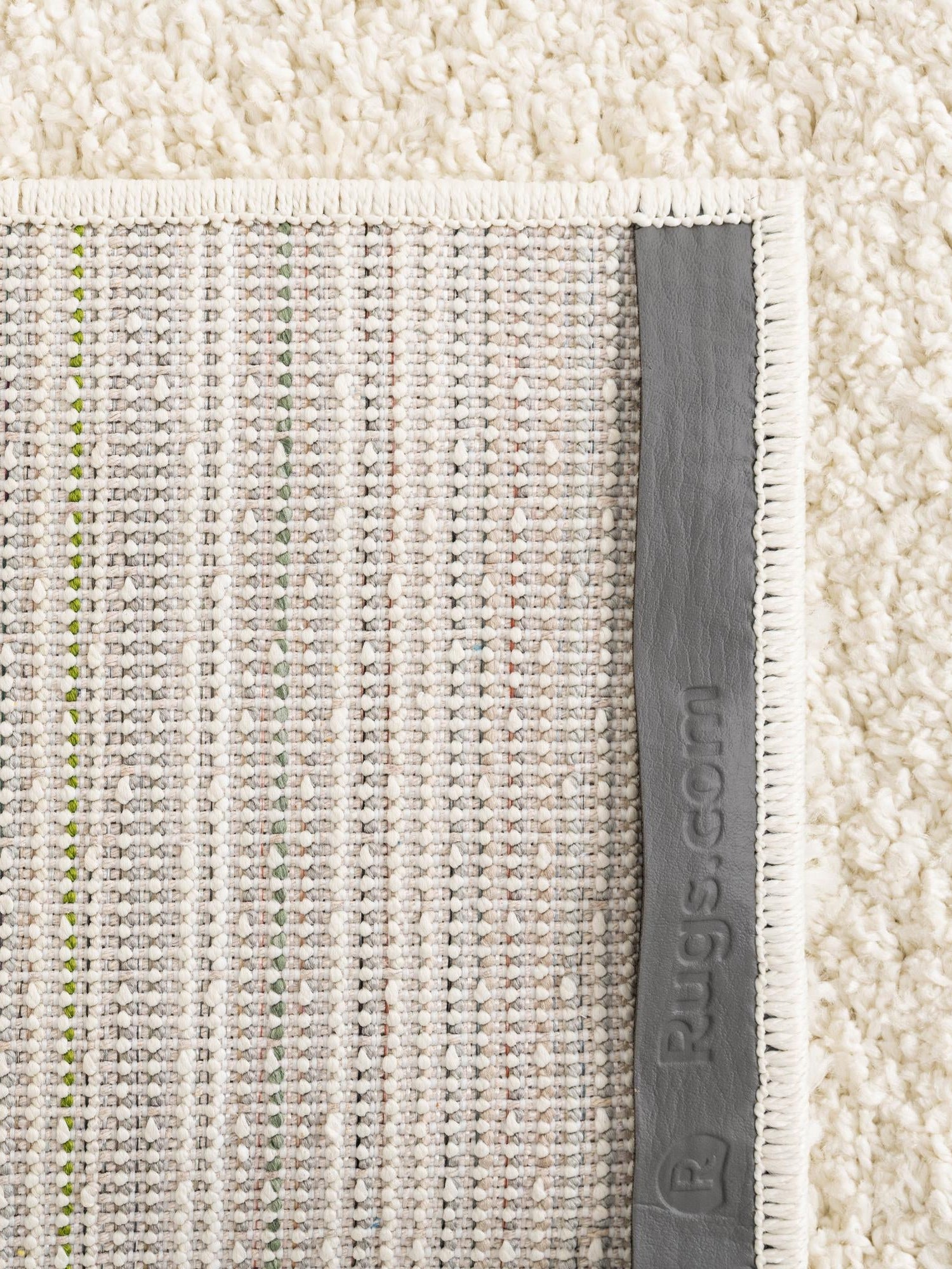 White 2' x 4' 1 Soft Solid Shag Runner Area Rug Thick Soft Touch Fluffy & Plush Shaggy Pile