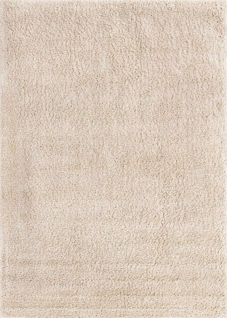 Oatmeal Beige 7' 10 x 11' Soft Solid Shag Rectangle Area Rug Thick Soft Touch Fluffy & Plush Shaggy Pile