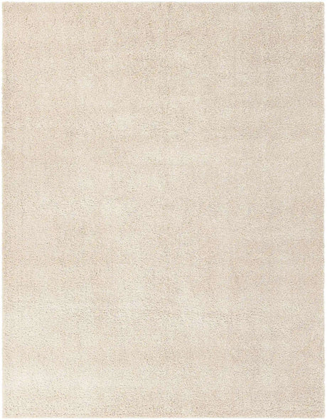 Oatmeal Beige 7' 10 x 10' Soft Solid Shag Rectangle Area Rug Thick Soft Touch Fluffy & Plush Shaggy Pile