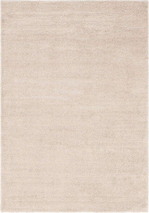 Oatmeal Beige 7' 1 x 10' Soft Solid Shag Rectangle Area Rug Thick Soft Touch Fluffy & Plush Shaggy Pile