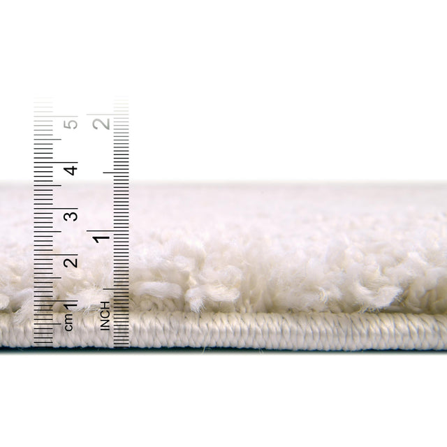 Oatmeal Beige 6' 1 x 9' Soft Solid Shag Rectangle Rug