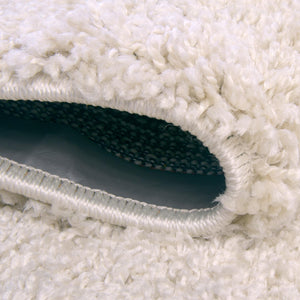 Oatmeal Beige 6' 1 x 9' Soft Solid Shag Rectangle Rug
