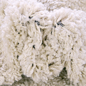 Oatmeal Beige 6' 1 x 9' Soft Solid Shag Rectangle Rug