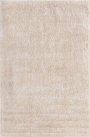 Oatmeal Beige 5' x 8' Soft Solid Shag Rectangle Area Rug Thick Soft Touch Fluffy & Plush Shaggy Pile